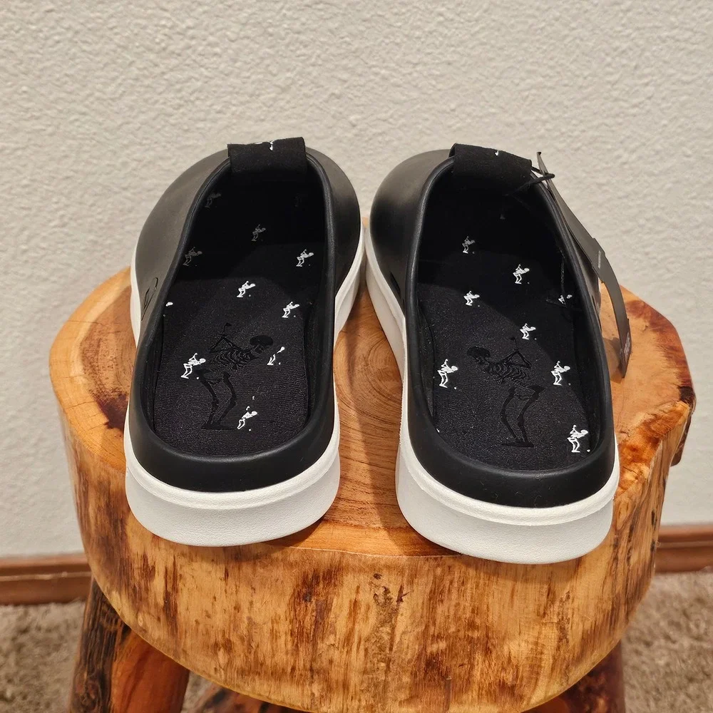 TRUE Linkswear Dead Golfer All Day Clog Black White‎ Mens 7 Womens 9 NEW